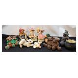 Assortment of figurines