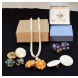Assortment of Costume Jewelry
