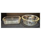 Glasbake Bundt Pan & Loaf Pan