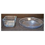 Fireking Blue Hue Pie Plate & Loaf Pan