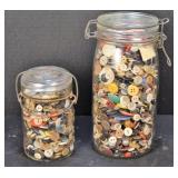 Atlas and Hermetic Jars w/ Buttons Galore