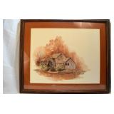 Archie Campbell Signed Print in Frame