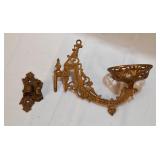 Cast Iron Fancy Kerosene Lamp Bracket