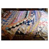 Four Incomplete Quilt Toppers