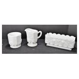 Westmoreland Cream&Sugar & Pickle Boat