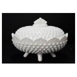 Fenton Hobnail Candy Dish with Lid