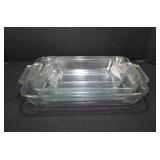 3 Anchor Hocking Casserole Dishes
