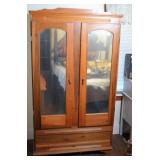 Cedar Armoir - Two mirrored Doors/3 shelves