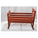 Vintage Wooden Baby Cradle