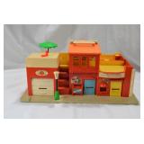 Vintage Fischer Price Play Family Village
