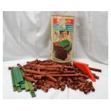 Vintage Lincoln Logs with Original Box