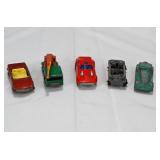 2 Midge and 3 Lesney Matchbox Cars