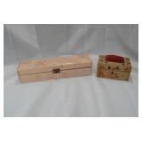 Vintage Tie Box and Sewing Box