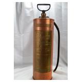Antique Copper/Brass Pump Tank Extinguisher