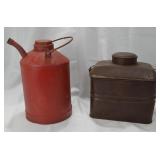 Vintage National Lunchbox and Gas Can