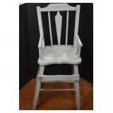Vintage Wooden High Chair
