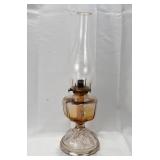 Vintage Hurrican Oil Lamp - Embossed Sun
