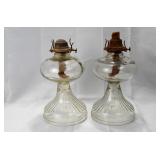 Vintage Eagle Karosene Lamp & Unnamed Lamp