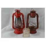Sun Brand and Moon Lantern, w/1 globe