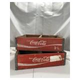 2 Coca-Cola Crates 1975,79