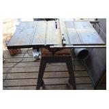 Sears Craftsman 10" Motorized Table Saw on Stand