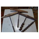 Primitive Wood/Metal Augers