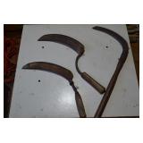 3 Wheat/Tobacco Sickles