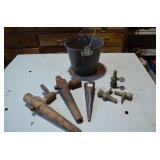 Brass Plumbing Fixtures, Vintage Keg Pegs and More