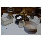 Asian Urn, Bookcases, Pottery, Pencil Sharpener &