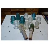 Glass Transformers (2 with wood)