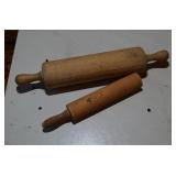 Vintage Rolling Pins - 1 large and 1 regular sized