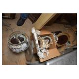 Barn Finds - 1 bin, 1 box, 1 container - Pottery D