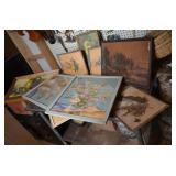 Large Selection of Prints, Oil Painting and Dried