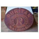 Ruritan National Sign - Round - Single Sided - Met