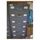 6 Drawer Metal Filing Cabinet, content unexplored