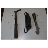 Vintage Nail Puller, Scale & Hook