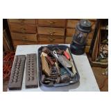 Kerosene Lantern and Vintage Tools