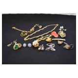 Assortment of Costume Jewelry