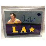 2008 Upperdeck Games Used Jerry West Patch