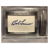 2014 Leaf Cut Signature Bob Lemon Autograph  HOF
