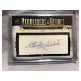 2008 Upper Deck Stan Coveleski Autograph