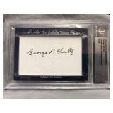 2012 Leaf Signature Cut George Schultz