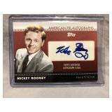 2011 Topps Mickey Rooney Autograph Card