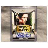 2014 Leaf  Carrie Fisher Autograph Card