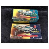 2pcs 1958 Vintage AMT 3 in 1 Models