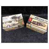 2pcs Vintage Car Models AMT 