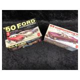 2pcs of vintage model car kits 