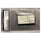 PSA/DNA Certified Cher Autograph Cut