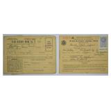 Pair of WWII Ration Stamp Books & Stamps
