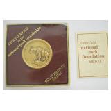 1972 National Park Foundation Bronze Medal
